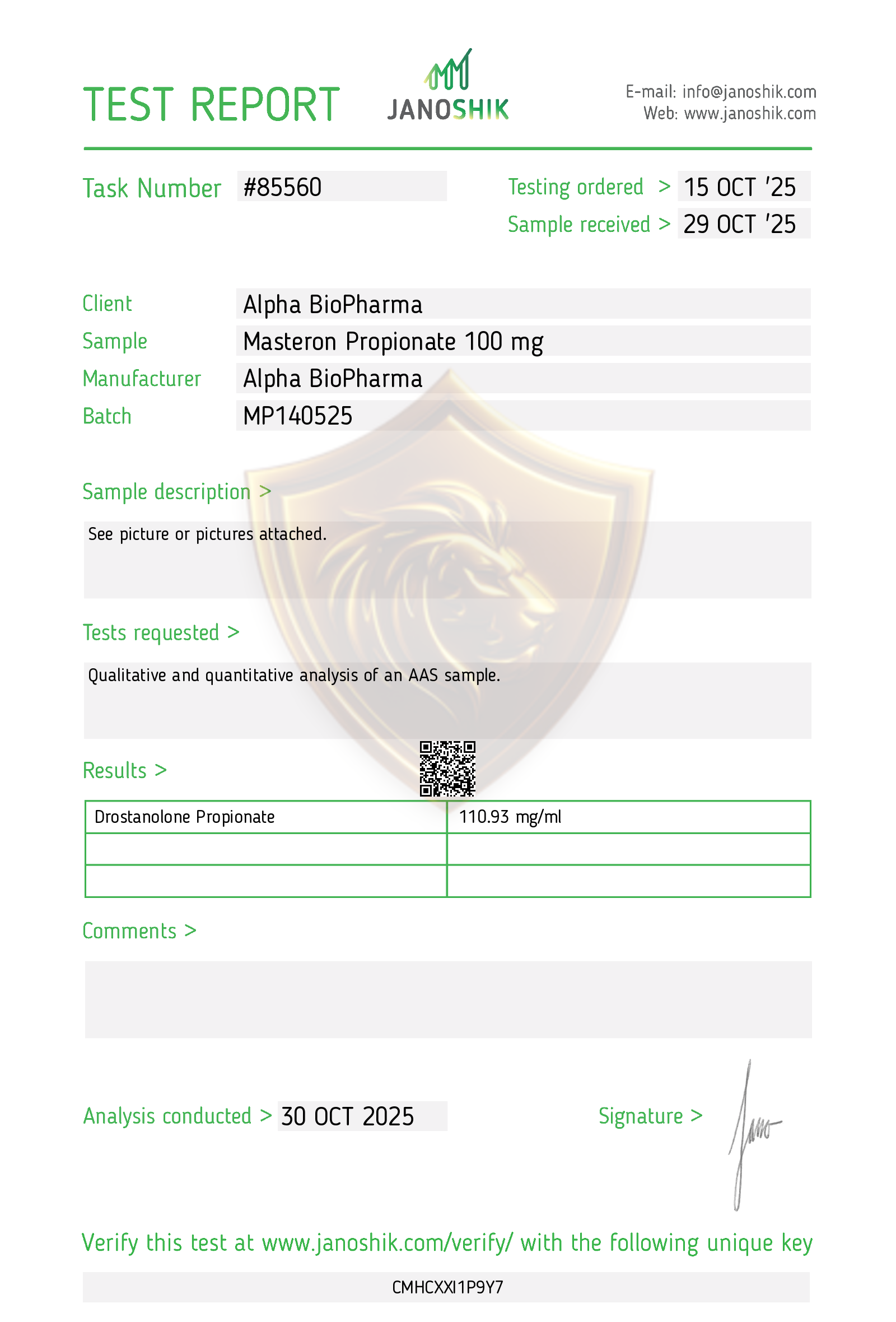 Masteron Propionate 100 mg - Afbeelding 3